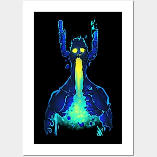 NEON LIGHT SCREAM Posters and Art